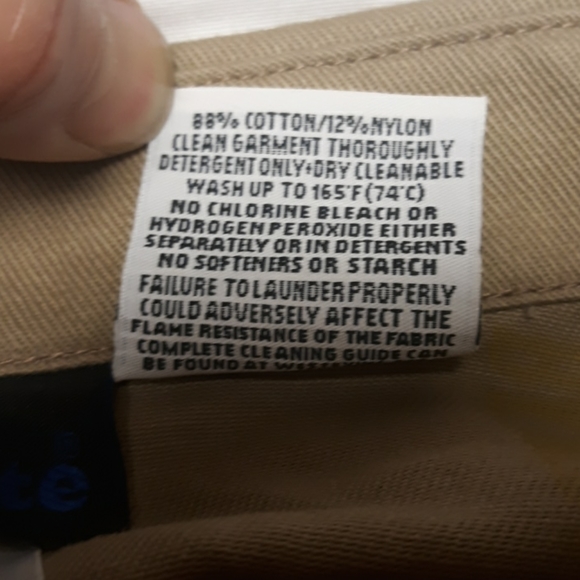 NEW without Tags Workrite FR HRC2 LS Shirt Khaki - Picture 6 of 6